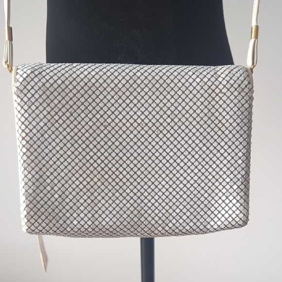 NWT Whiting & Davis Vintage Elegant White Women's Bag - Picture 6 of 8